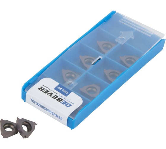 Изображение товара Пластина твердосплавная отрезная Debever Machining Solutions TGF32R-050-005 PM35 TGF32R050005PM35