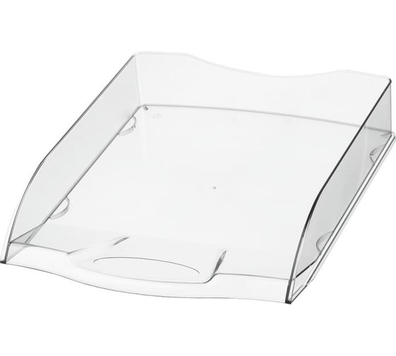Изображение товара Горизонтальный прозрачный лоток для бумаг Attache бесцветный, 4 шт 1271098