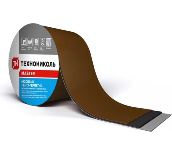 Изображение товара Лента гидроизоляционная Nicoband (10 м х 30 см; коричневый) Технониколь ЦБ770879