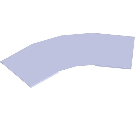 Изображение товара Крышка угла горизонтального лотка лестничного 45' LOTOK 400 толщ. 1,2 мм LAFLC 45' 400 (1,2)