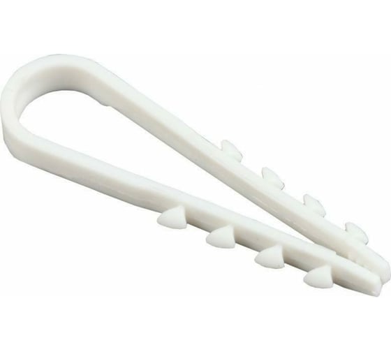 Изображение товара Дюбель-хомут Урал пак белый 11-18 уп.100 шт упак. АЭ-5059018-100