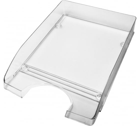 Изображение товара Горизонтальный прозрачный лоток для бумаг Attache Line 1255283