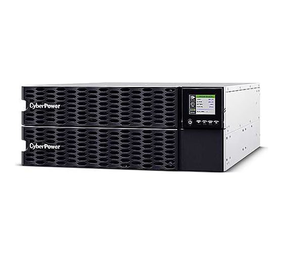 Изображение товара ИБП CyberPower Online 8000VA/8000W USB/RS-232/Dry/EPO/SNMPslot/BM/ENV/RJ11/45/ВБМ (6 IEC С13, 4 IEC C19, terminal) OL8KERTHD