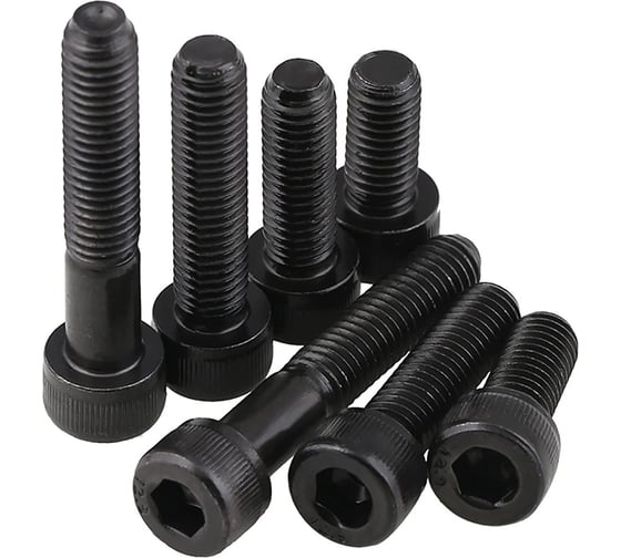 Изображение товара Винт Море-Метизов DIN 912 Класс прочности 12. 9 оксид M27x300 мм, 20 шт. VINT912M2730020M