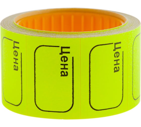 Изображение товара Малый ценник 5 шт в упаковке Office Space 30х20 мм, желтый, 200 шт./рулон Spt 4171