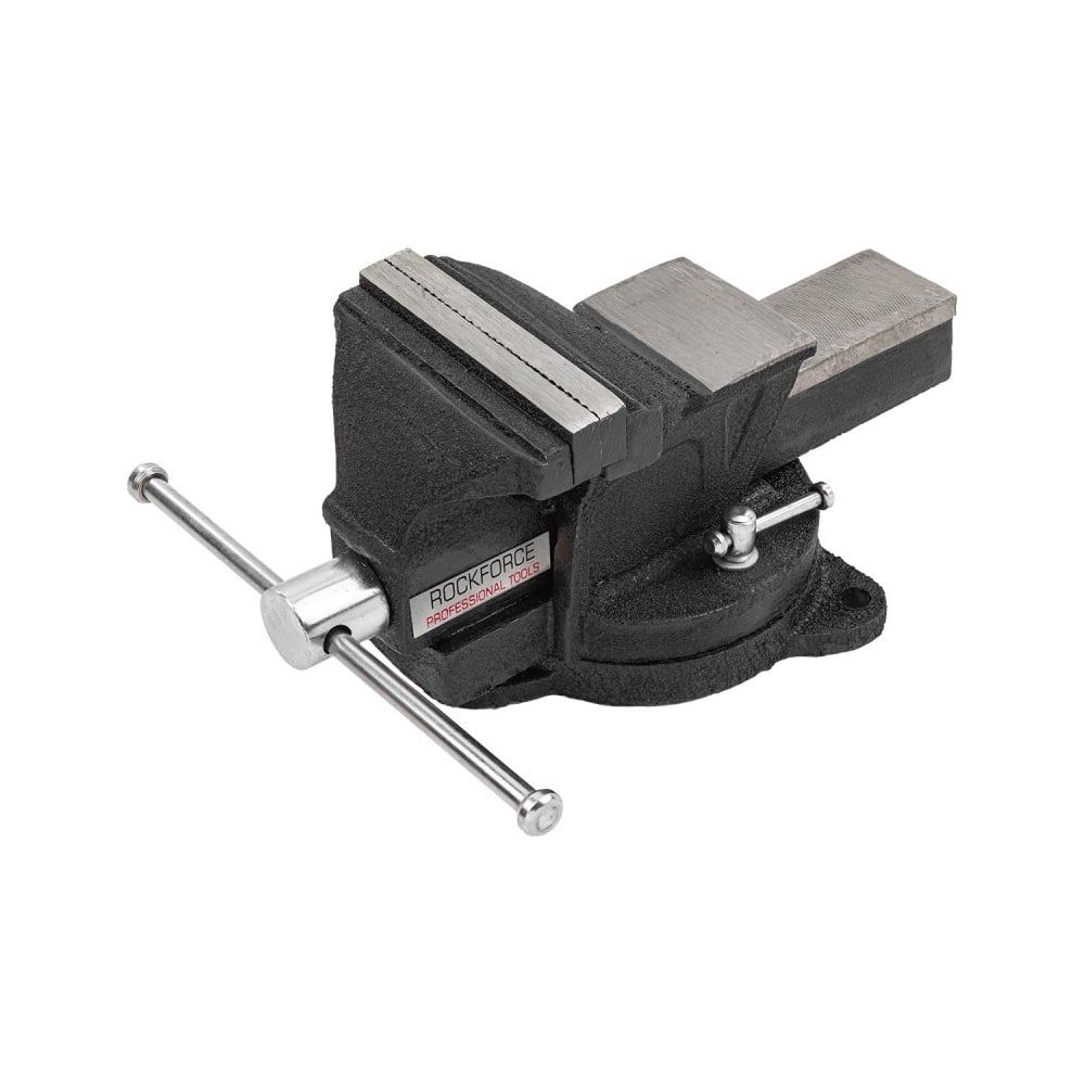 Изображение товара Стальные поворотные слесарные тиски Rockforce 8 200мм RF-6540108