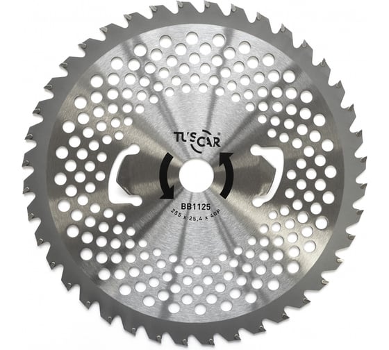 Изображение товара Нож для мотокосы TUSCAR BB1125, Professional, 255x25.4x40P, Strong Аnti-tangle 1031125112-40-2