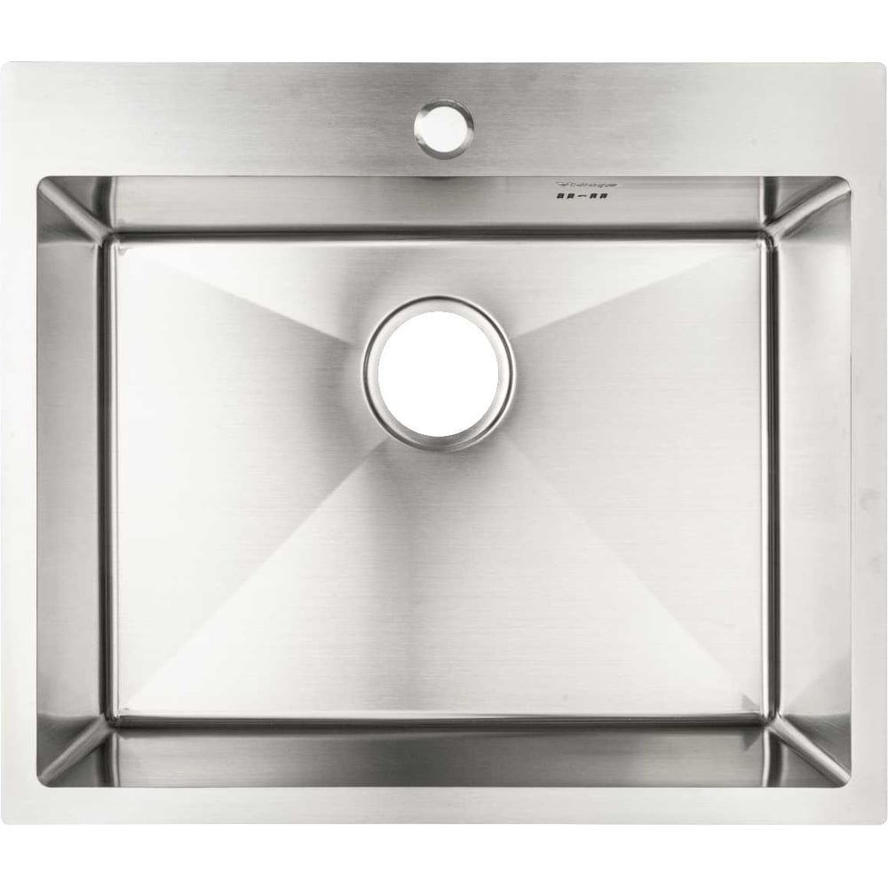 Изображение товара Мойка сварная VIDAGE VS-5050, 50x50x21,5 см, цвет черный, нерж сталь 1602004