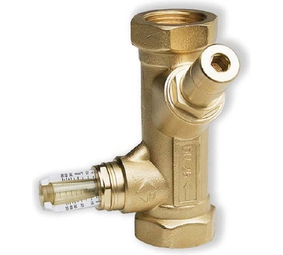 Изображение товара Балансировочный вентиль Watts SRV-IG 1 вн. с расходомером 5-50л/мин  10010156