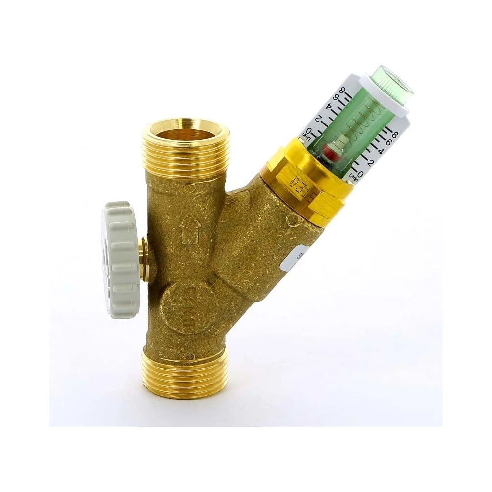 Изображение товара Балансировочный вентиль Watts SRVOL-AG 3/4 с расходомером 1-8л/мин