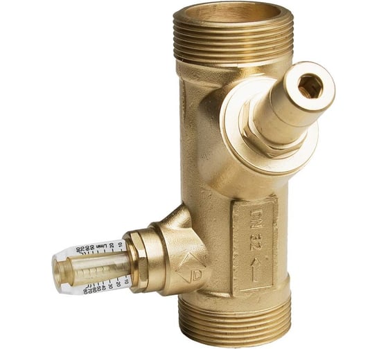 Изображение товара Балансировочный вентиль Watts SRV-AG 11/4нар. с расходомером 5-50л/мин  10010152