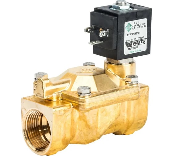 Изображение товара Мембранный электромагнитный клапан Watts Н.З. 1 850T 230V 25bar 10023640
