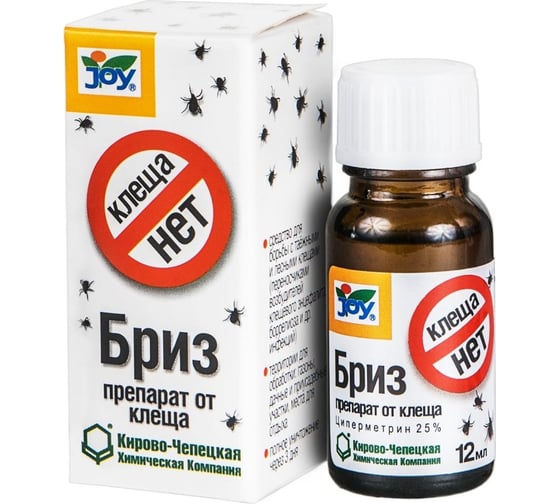 Изображение товара Средство JOY КЛЕЩА НЕТ 12 мл 4607043131430