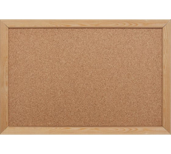 Изображение товара Пробковая доска Attache Economy 30х45 см, деревянная рамка 1344505