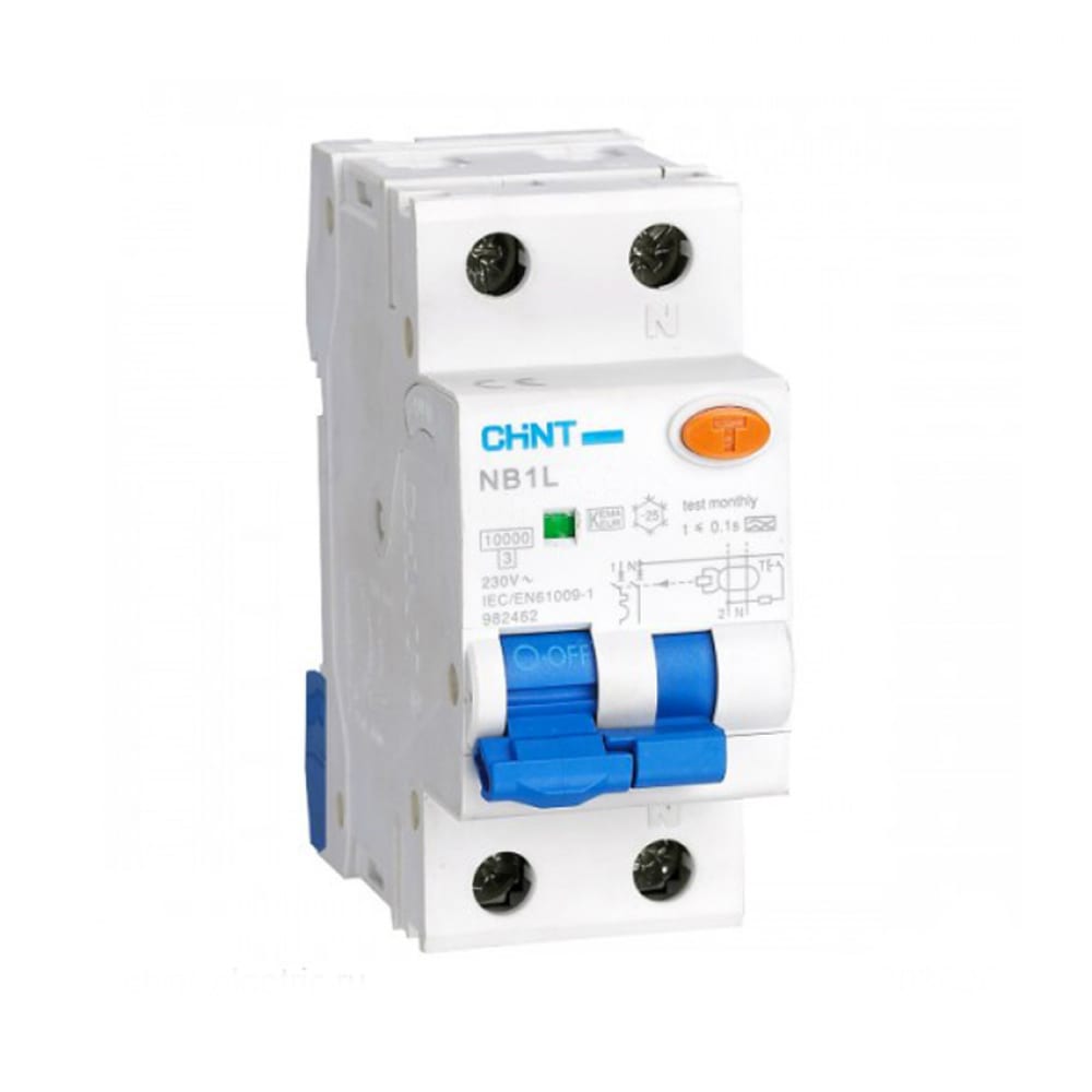 Дифференциальный автоматический выключатель CHINT выключатель автоматический chint 814012 1п 6а 6ка
