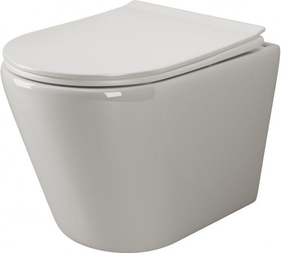 Изображение товара Подвесной унитаз Ceramicanova HIGHLIGHT Rimless, с крепежом CN1804