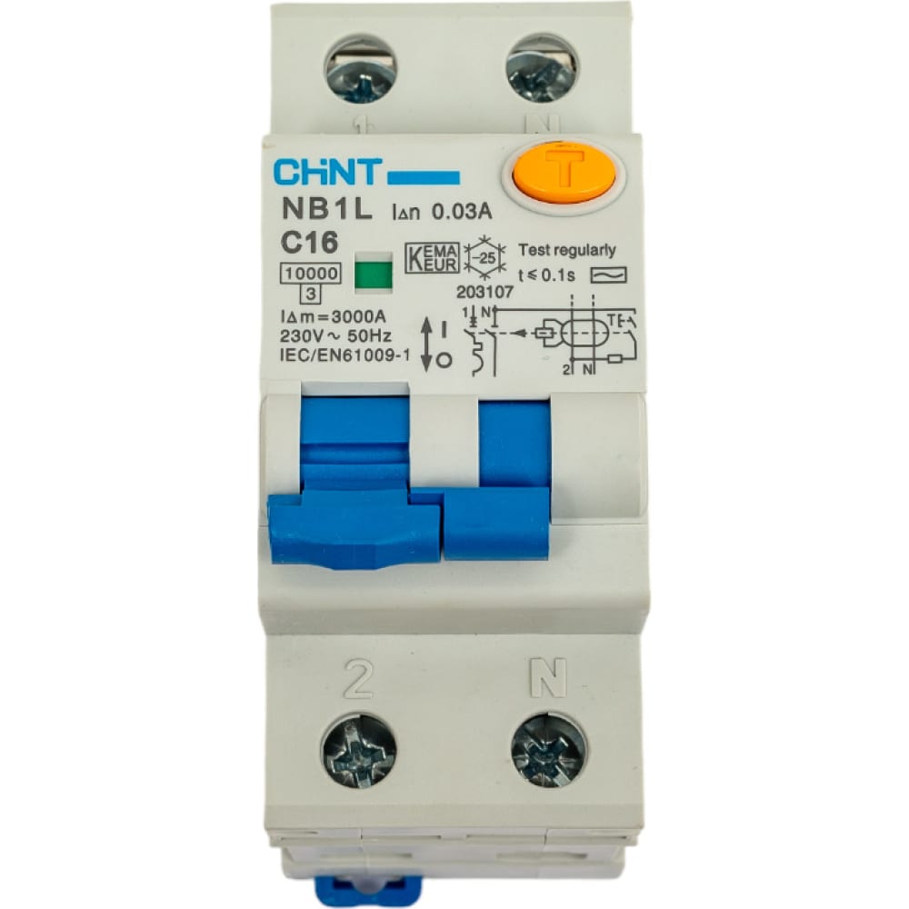 Дифференциальный автоматический выключатель CHINT электромеханический дифференциальный автоматический выключатель ekf
