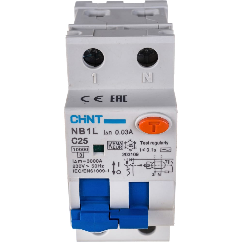 Дифференциальный автоматический выключатель CHINT электромеханический дифференциальный автоматический выключатель ekf