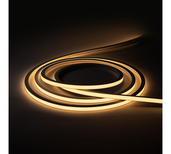 Изображение товара Гибкий неон MAKSBRIGHT 5 м, 10Вт/м, 24В, IP67, 16x15мм, 3000К теплый белый MB-ANF-SQ1615-WW-3000K