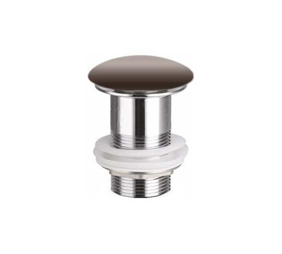 Изображение товара Донный клапан с керамической накладкой Ceramicanova цвет темно-коричневый матовый CN2000MDB