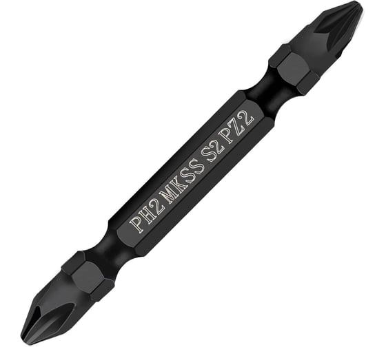 Изображение товара Бита магнитная двухстороняя MKSS Toolbox РН2/PZ2, 65 мм (10 шт) MK2823