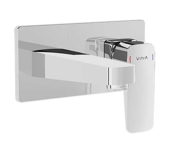 Изображение товара Встроенный смеситель для раковины VITRA Root Square настенный, хром A42738EXP