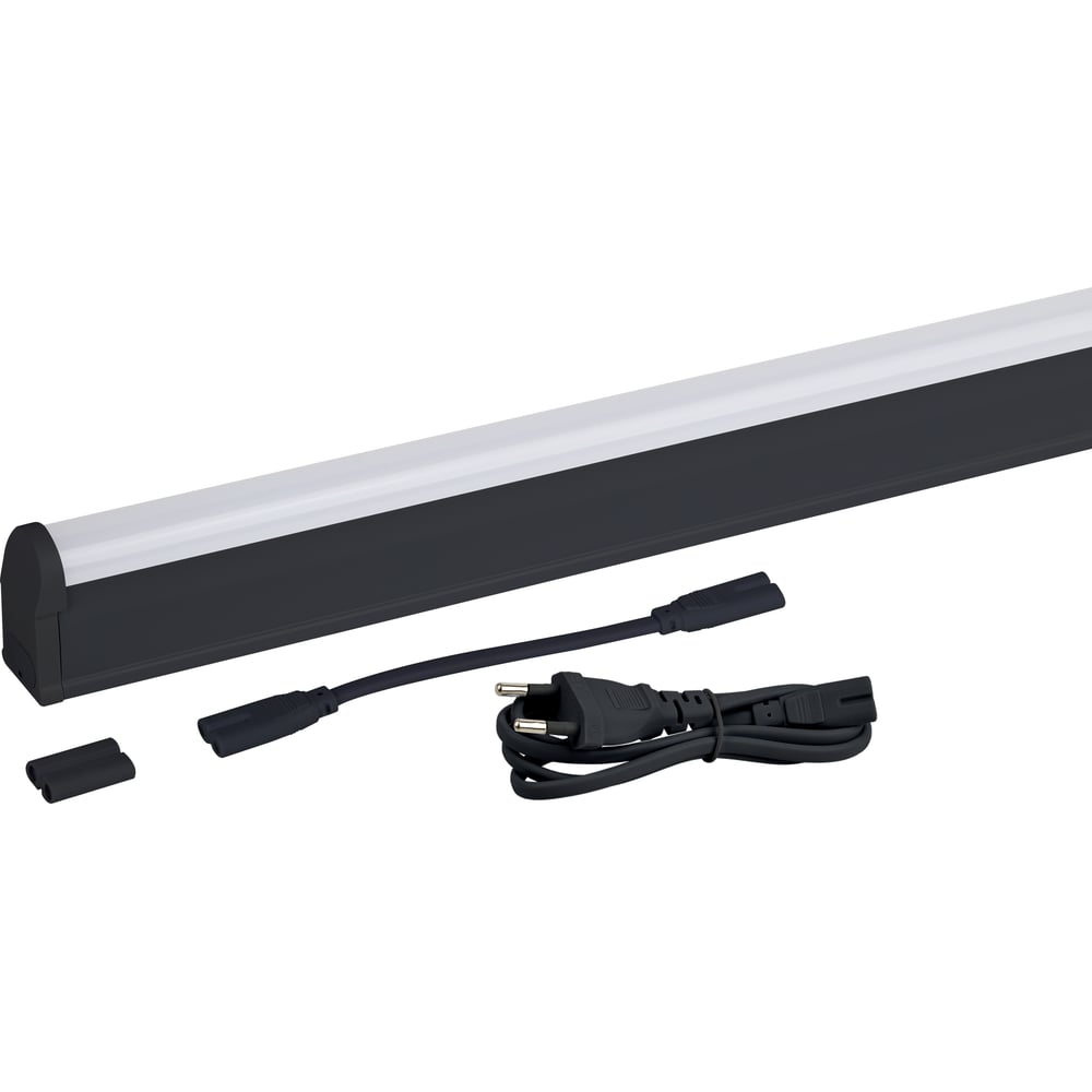 Изображение товара Линейный светодиодный светильник ЭРА LLED0116W4000B 16Вт, 4000K, L1174мм, с выключателем, черный Б0065585
