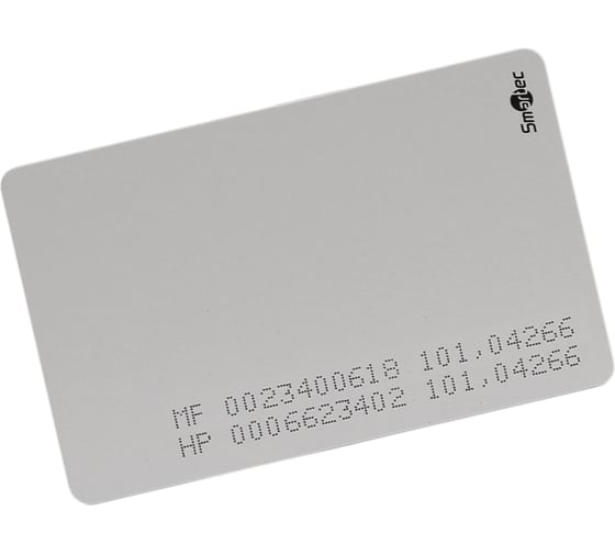 Изображение товара Карта Smartec ST-PC020MH MIFARE-совместимая + HID Prox-совместимая, ISO формат, 86x54x0.92мм. smkd0761