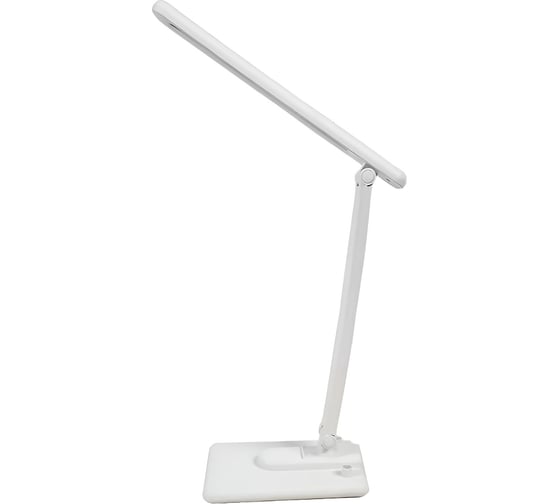 Изображение товара Лампа настольная светодиодная URM светильник, ночник, сенсорная, с регулировкой яркости и подставкой для телефона, белая D01909