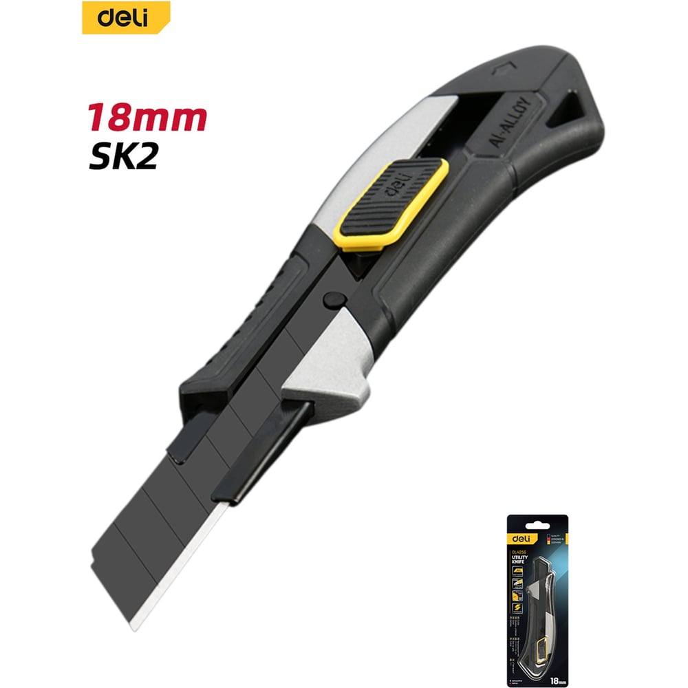 Изображение товара Технический нож DELI 18мм DL4256