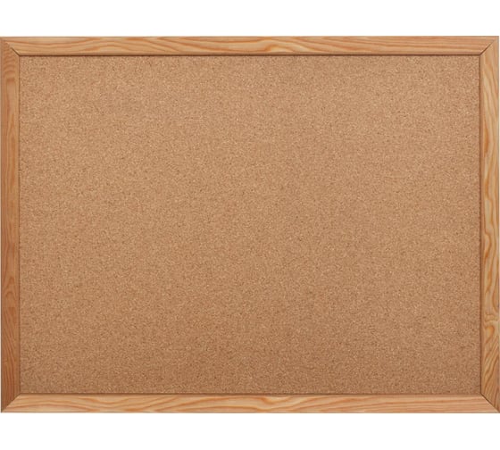 Изображение товара Пробковая доска Attache Economy 45х60 см, деревянная рамка 1344506
