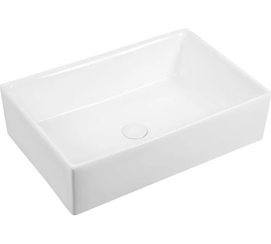 Изображение товара Накладной умывальник чаша Ceramicanova Element прямоугольная, 590х390х160 мм CN5013