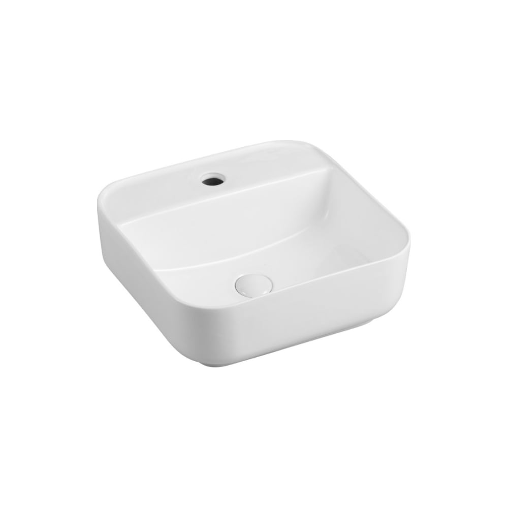 Изображение товара Накладной умывальник-чаша Ceramicanova Element 390х390х140 мм, белый, современный стиль