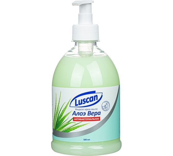 Изображение товара Антибактериальное крем-мыло Luscan Алоэ вера 500 мл 1014322