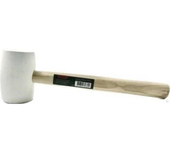 Изображение товара Киянка ADMIRAL STARS 450 г, резиновая, белая, с деревянной ручкой 54431197