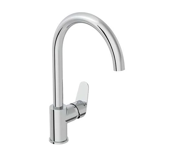 Изображение товара Смеситель для кухни VITRA Flow Round с изливом С-типа, хром A43407EXP