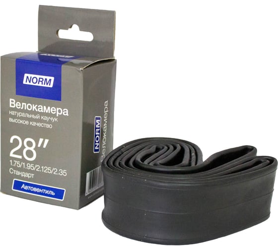 Изображение товара Велосипедная камера NORM Стандарт, 28", 1.75/1.95 HP-28-175-195