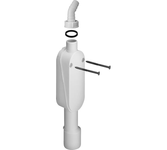 Изображение товара Сифон в стену для стиральной/посудомоечной машин VIEGA, вход сверху, слив снизу _5636.1_ 364687