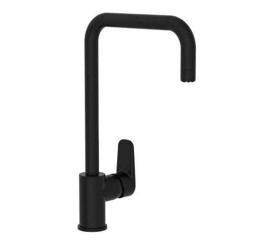 Изображение товара Смеситель для кухни VITRA Flow Soft с изливом U-типа, черный матовый A4342636EXP