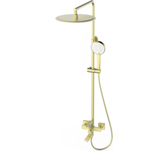 Изображение товара Душевая система Wonzon & Woghand Брашированное золото WW-88739010-BG
