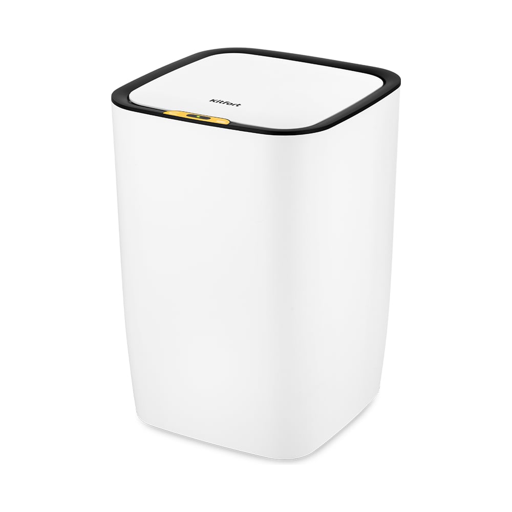 Изображение товара Сенсорное мусорное ведро KITFORT КТ-6021 9 литров белое или черное
