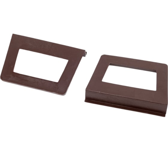 Изображение товара Москитная ручка Метизик ПВХ, большая, под шнур, коричневая 4080.05