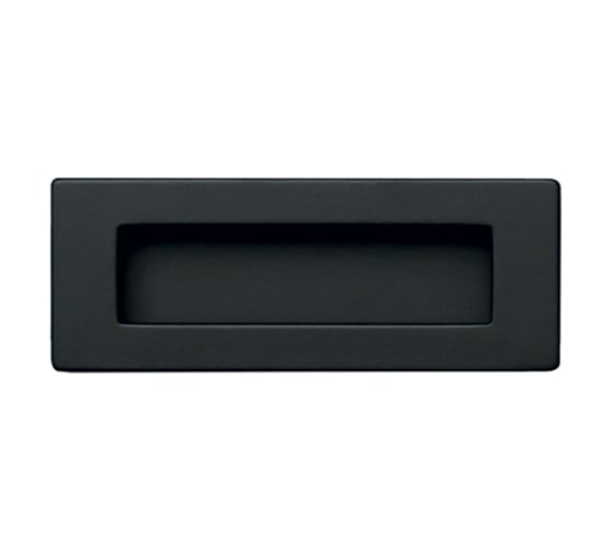 Изображение товара Врезная ручка CITTERIO GIULIO 96 мм, отделка черный матовый 25.789.0096.0252-0252