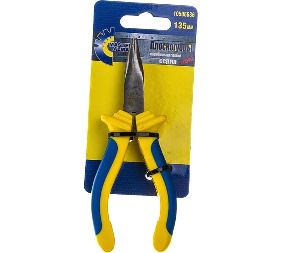 Изображение товара Плоскогубцы МастерАлмаз серия мини 135мм, с загнутыми губками 10506636