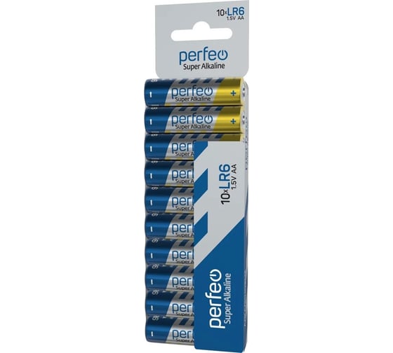Изображение товара Батарейки Perfeo LR6/10SHRINK CARD Super Alkaline 30008804