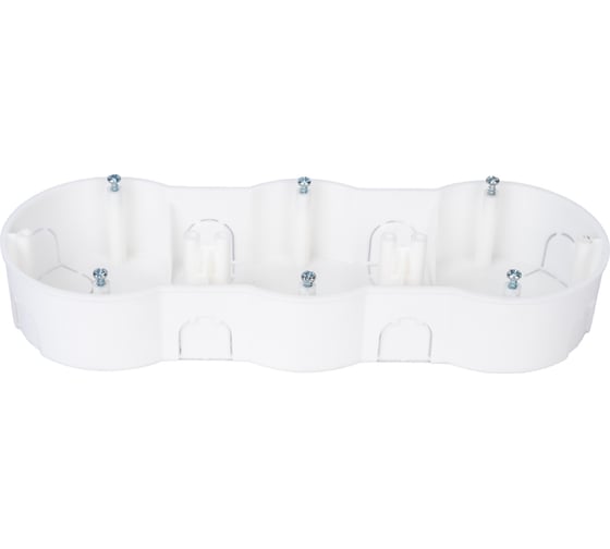 Изображение товара Коробка Bylectrica для 3-х местной рамочно-узловой сборки с винтами, К-221 исп.1