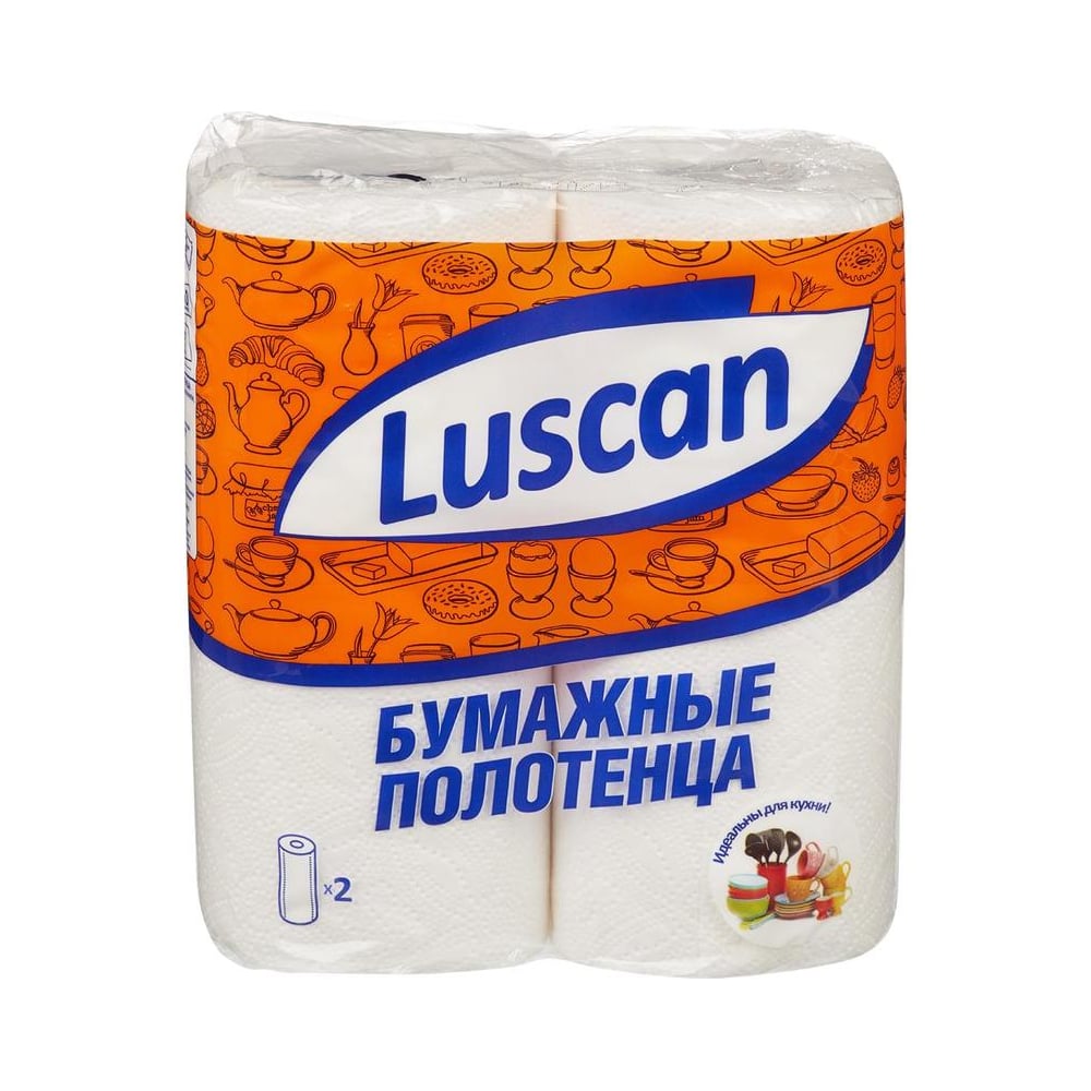 Бумажные полотенца Luscan полотенца бумажные pero лимон 2 слоя 1 рулон
