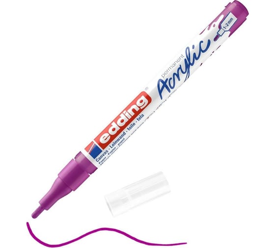 Изображение товара Акриловый маркер Edding 5300 ягодный, 1-2 мм 1327806