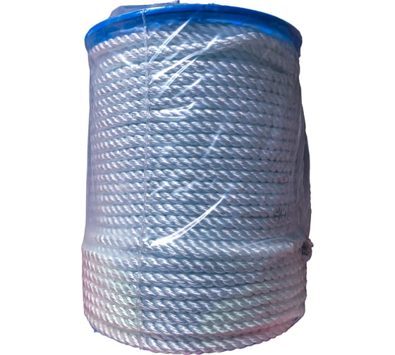 Изображение товара Полипропиленовый канат АзотХимФортис тросовой свивки 11 мм 100 м белый 73679