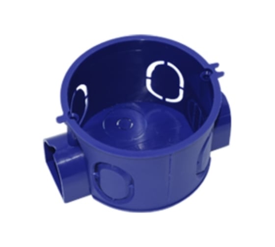 Изображение товара Монтажная коробка BYLECTRICA для гипсокартона евростандарт для бетона и кирпича, диаметр 66x43 КЕ-231